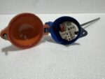 PT100 RTD Temperature Sensor Probe with Blue/Orange Terminal Head - Image 7