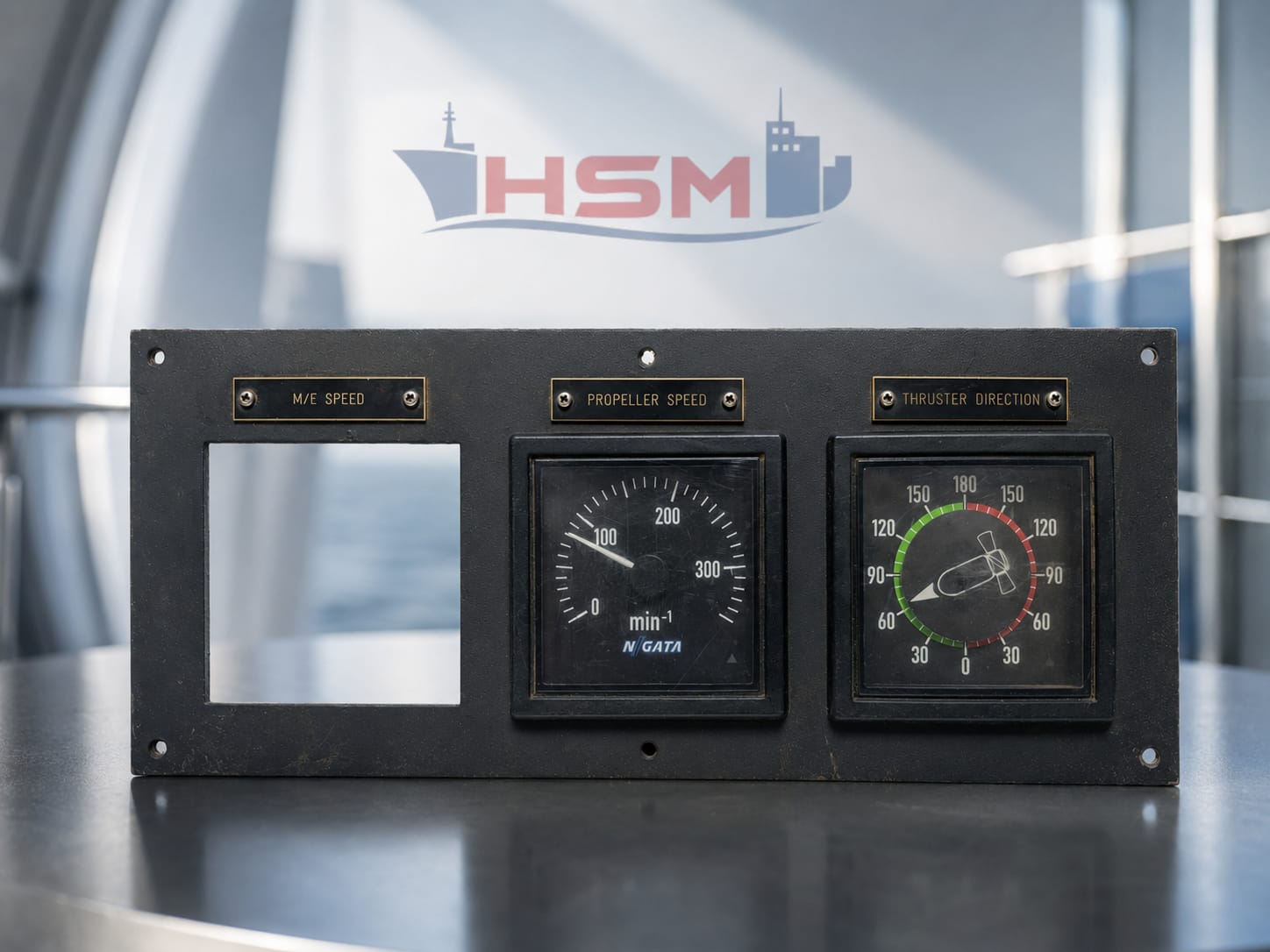 WhatsApp Image 2026-07-17 at 1.12.41 PM DEIF Left Arm Controller Panel with Propeller Speed & Thruster Direction Indicators – XL96 Modules - Image 1