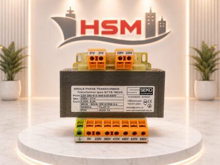 SEKO NTS 180VA Single Phase Transformer | 220–690V Primary | 220V / 21V Secondary | Marine & Industrial Use